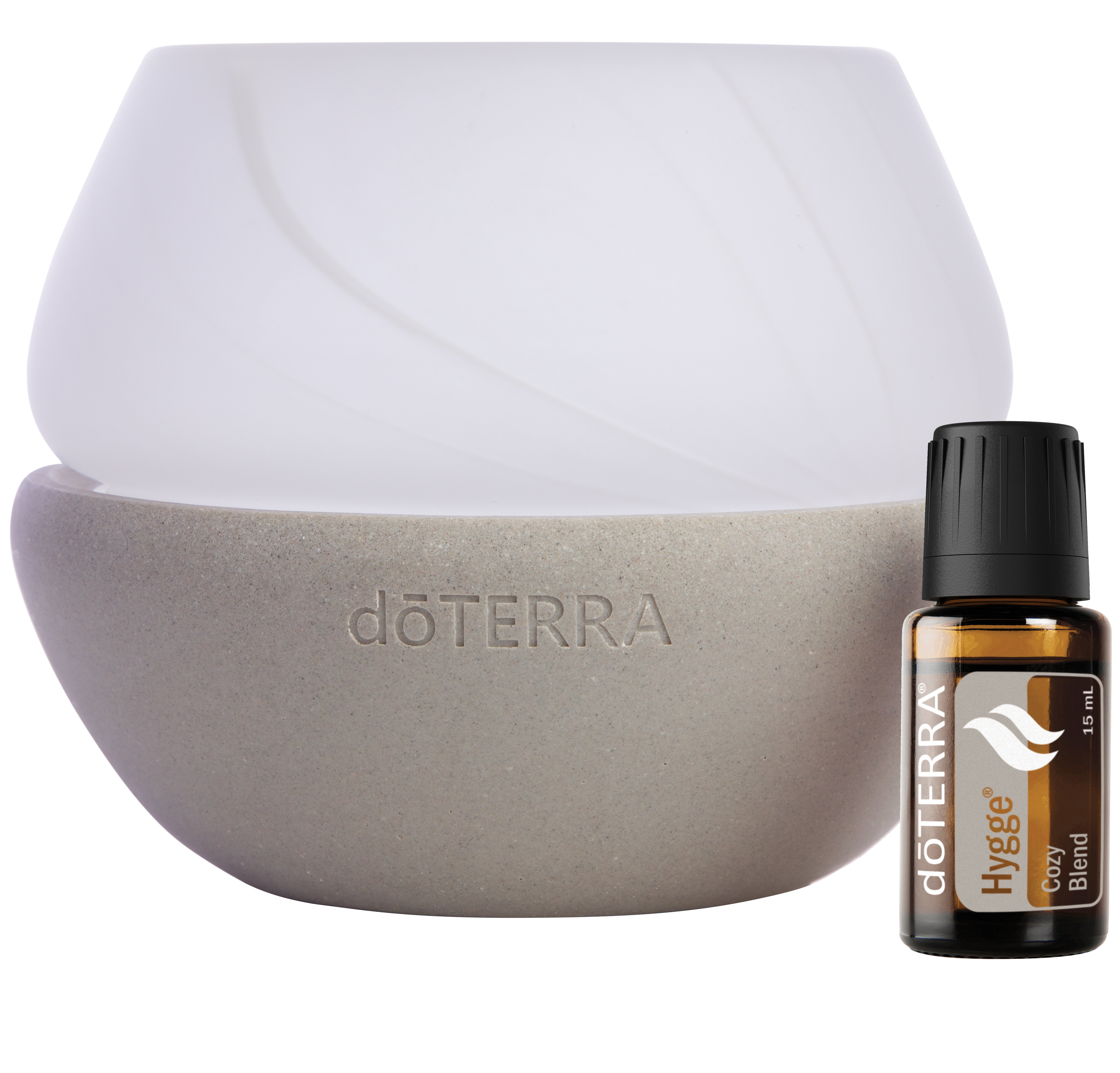 Hygge essential oil blend with diffuser