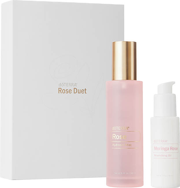 Rose Hydrosol Mist and Moringa Rose Nourising Oil
